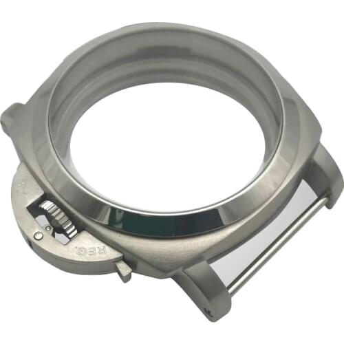 The 47mm 316l Stainless Steel Case of Seagull ST3600 Movement Repair Parts is Suitable for ETA 6497 6498 Winding Polished Case