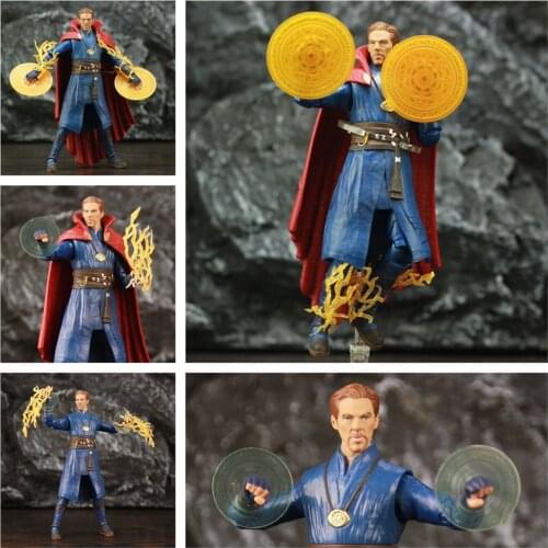 Dr.strange 7" Action Figure Marvel Avenger Endgame Doctor Stephen Strange Legends Eye of Agamotto Levitation Cloak ZD Toys Doll