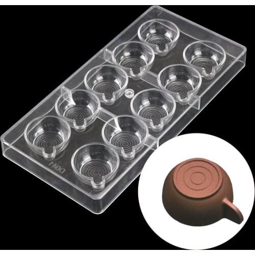 Cake Cup shape chocolate mold, polycarbonate chocolate mold for cake decoration mold Tray Baking tool