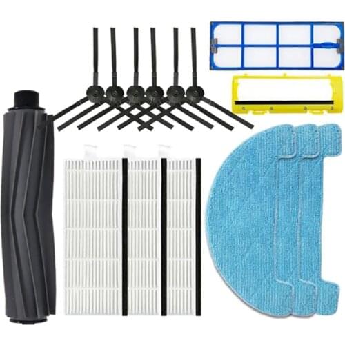 Replacement Parts Kit For Ilife A8 A6 X620 X623 Main Brush Filter Mop Cloth Robot Vacuum Cleaner Spare Part 15 Pcs
