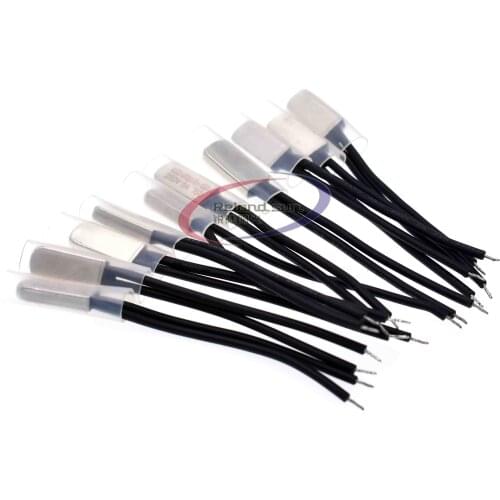 KSD9700 250V 5A 15~155 Degree Bimetal Disc Temperature Switch Normal Close Closed Thermostat Thermal Protector 60 80 Centigrade