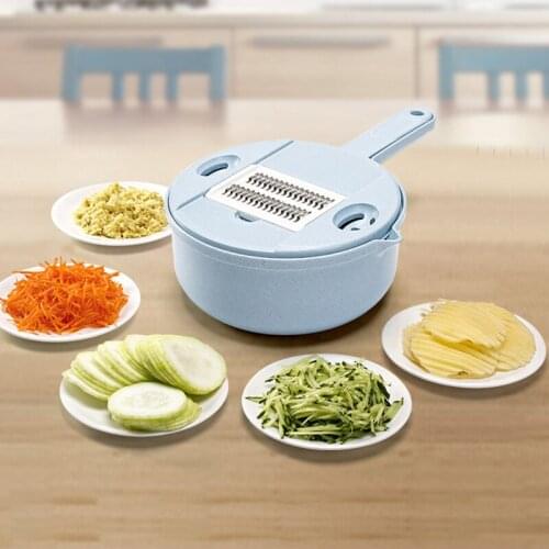 12-piece Kitchen Utensils Multi-function Chopper Potato Grater Slicer Kitchen Tool