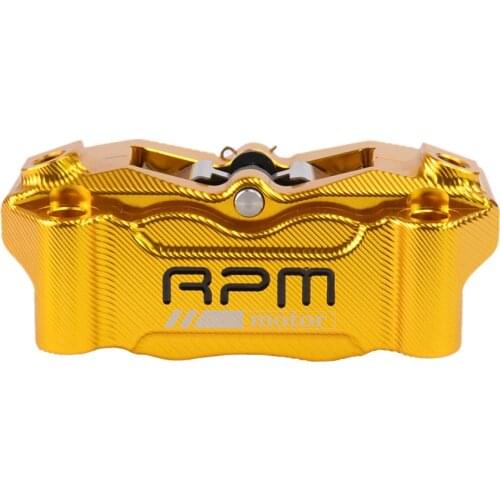 Rpm Motor 4 Piston Brake Caliper 100mm Hole To Hole High Quality 3d Cnc Aluminum For Honda Yamaha Kawasaki Suzuki Modify