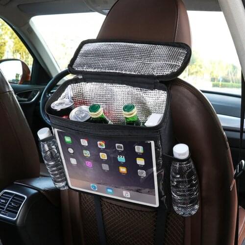 Car Seat Back Organizer Multi-Pocket Storage Bag Tablet Holder Automobiles Interior Accessory Universal Stowing Tidying