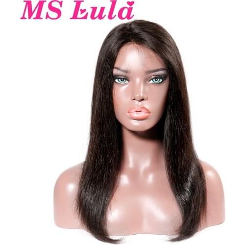 Straight Wig Transparent 13x4 13x6 Lace Front Wigs 200% 18-30inch Pre Plucked Brazilian Human Hair Wigs For Black Women Remy