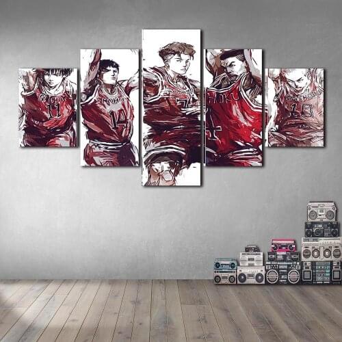 Slamdunk Shohoku Poster Decorative Picture Modern Wall Art Paintings for Living Room Home Decor No Frame