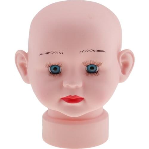 Durable Plastic Children Mannequin Child Kid Baby Manikin Head Hair Wig Hat Stand Display Tool