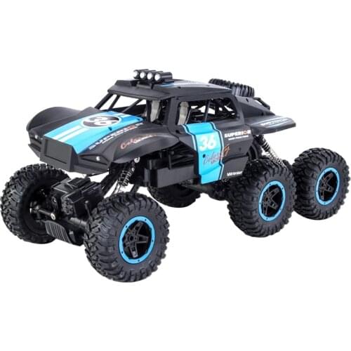 Q101 Six-Wheel Drive Climbing Remote Control Trucks 1:10 Off-Road Vehicle Toy Toy Gift for Adults Kids Boys