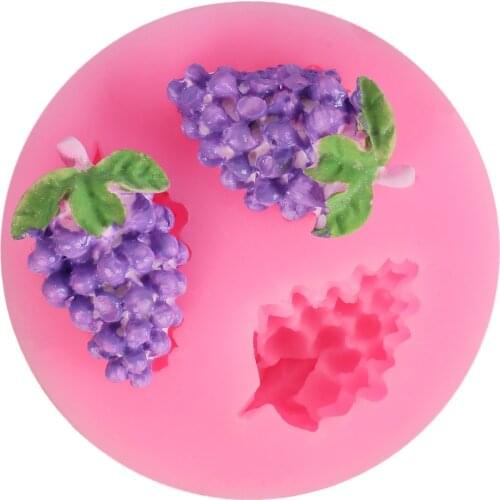 3D grape silicone fondant mold DIY dessert cake decoration tool chocolate ice tray making mold baking accessories 4.7cm