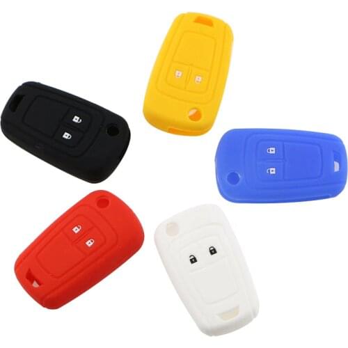 2Button Silicone Car Remote Key Cover Case for Opel Astra J Corsa D Zafira C Mokka Insignia Cascada Karl Adam Meriva Accessories
