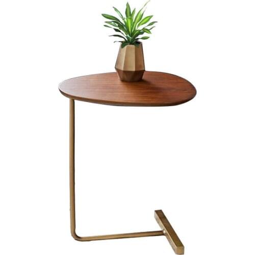 Nordic Solid Wood Coffee Table Bed Side Sofa Tables Home Furniture Living Room Iron Art Kitchen Mini Desk Wall Table Small