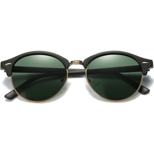 New Classic Round Polarized Sunglasses Men Women Vintage Design Driving Eyewear Shades for Female Male Sun Glasses