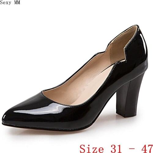 High Heels Women Pumps High Heel Shoes Stiletto Woman Party Wedding Shoes Kitten Heels Small Plus Size 31 - 47