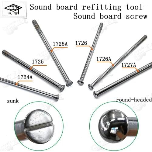 Rotary palace brand piano maintenance tuner hongyin manufacturers soundboard repair tools soundboard screw round head countersun