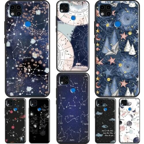 Starry Night space constellations stars For Xiaomi Redmi Note 9 Pro 7 8 8T 9S Note 10 Pro Phone Case For Redmi 9 9A 9C 9T 7A 8A