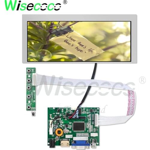 7.8 inch 8.5 inch 8/15 cut of 800*300 ips screen with VGA lvds HDMI driver board for industrial display LCDAA078AA01