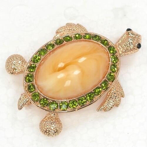 Rhinestone Turtles Pin brooches C781 K2