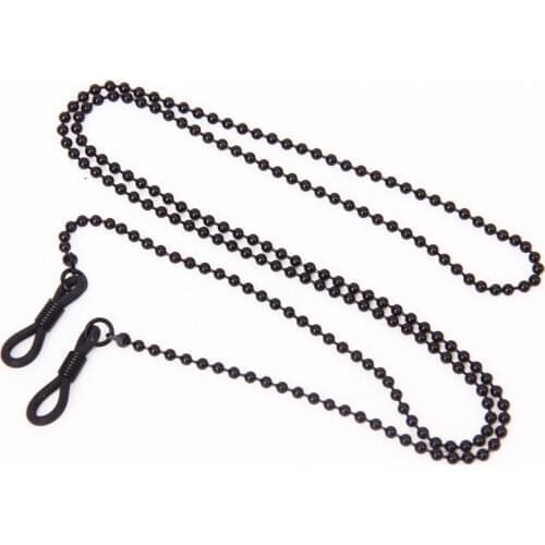 Decorative Copper Glasses Chain -Black