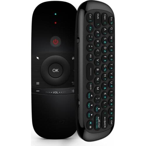 3C Double-Sided Air Fly Mouse USB Remote Infrared Sensing Body Sense Mini 2.4G Wireless KeyboardFor Android TV BOX PC Wechip W1