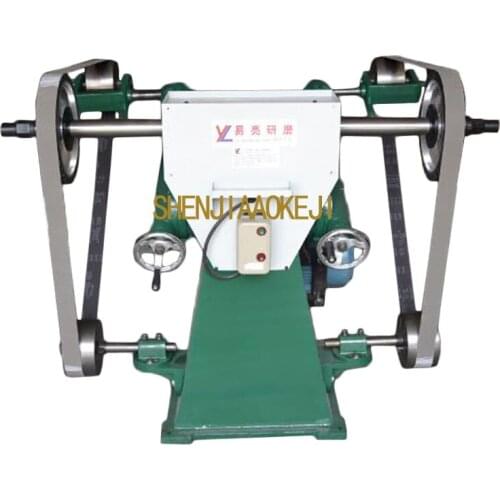 Electric sand belt machine Triangle sand belt grinding polishing machine swing arm type Telescopic sandblasting machine 4kw 1PC