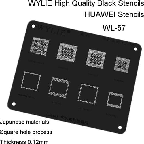 WL-57 MSM8956 MSM8976 MSM8996 MSM8998 MSM8992 CPU RAM IC Chip BGA Reballing Stencil For Huawei phone