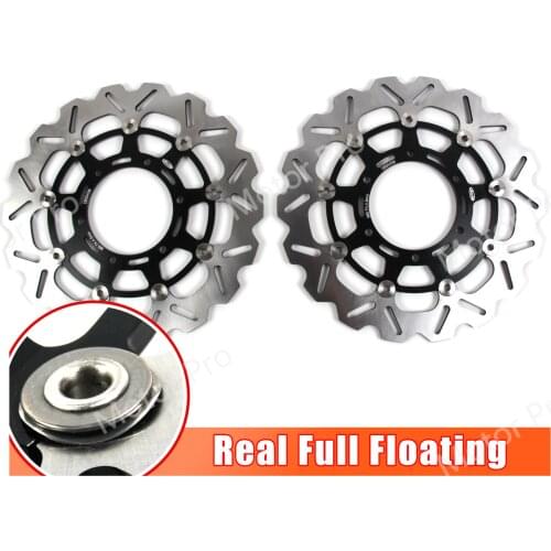 GSX-R GSXR 600 750 CNC Floating Front Brake Disc Rotors For Suzuki GSXR600 GSXR750 GSX600R 2008 2009 2010 2011 2012 2013 2014