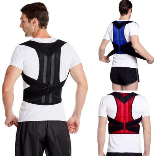 Back Waist Posture Corrector Adjustable Adult Correction Belt Waist Trainer Shoulder Lumbar Brace Spine Support Belt Vest