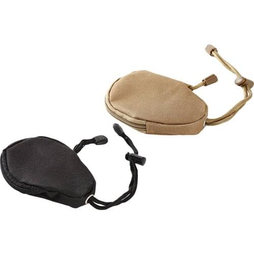 Fashion New Men Coin Purses Pouch Mini Key Wallets Holder Small Pocket Keychain Zipper Case Out Door Pack