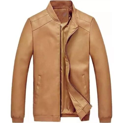 2020 Autumn Winter New Mens Korean Style Slim Plus Size Coat Casual Fashion Pu Leather Jacket Casaco Abrigos Motocicleta Jaqueta