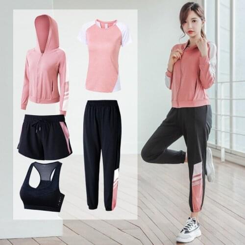 New Women Sport Suit Fitness Yoga Set Autumn Gym Clothing Breathable Running Jogging Multiple Combinations Sportswear For Female