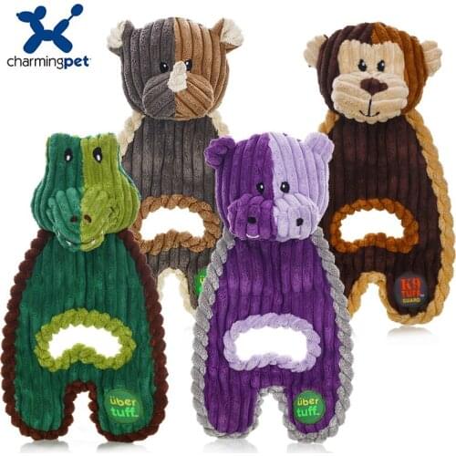 Charmingpet pet dog Voice monolithic toy dog toy Monkey Rabbit pig pet toys pet Tooth Grinding training Squeak Toys