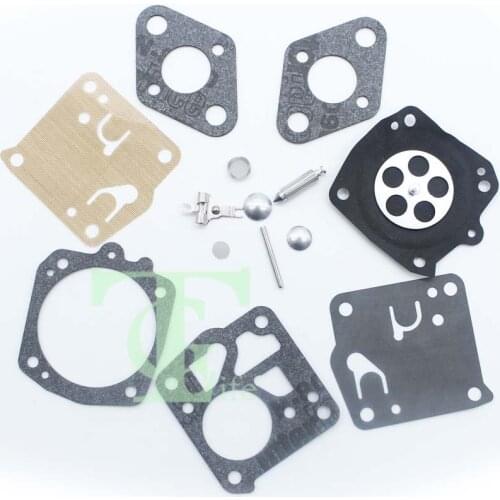 2Pcs/lot Complete Carburetor Carb Diaphragm Kit For JONSERED 49SP 50 51 52 60 62 66E Chainsaw Replace Tillotson RK-23HS
