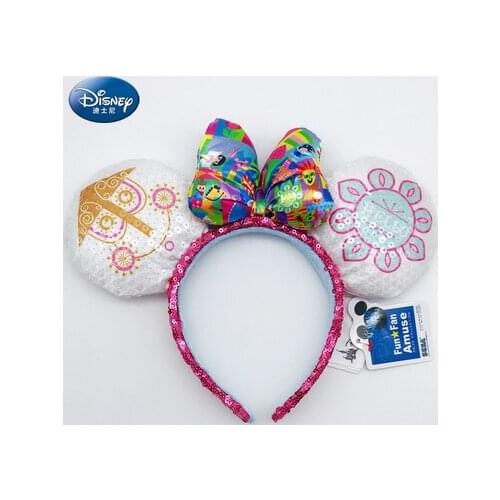Disney Minnie Mouse The Main Attraction Ears Carousel Ear Headband Girl Hair Band