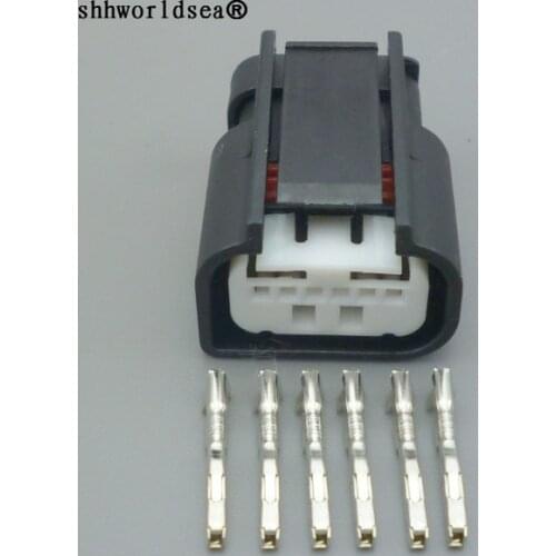 Shhworldsea 6 Pin 0.6mm Automotive Rear View Camera RVC Plug Waterproof Electrical Connector Socket For Ford Focus