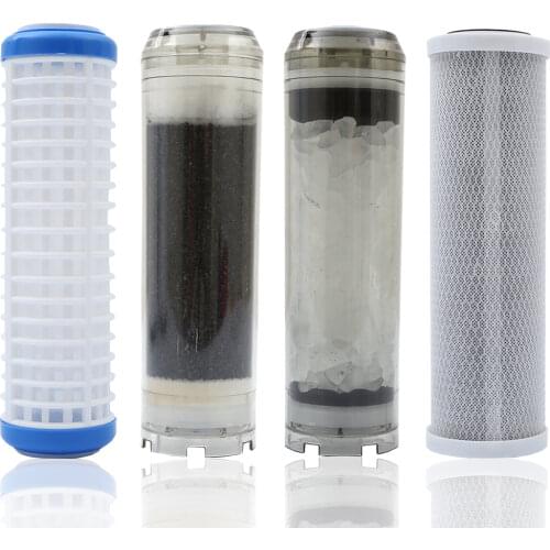 10 İnch Four Stage Whole House Filtration System Replacement Filters 10 "Washable Filter,Shell Gac, siliphos Filter , CTO Filter