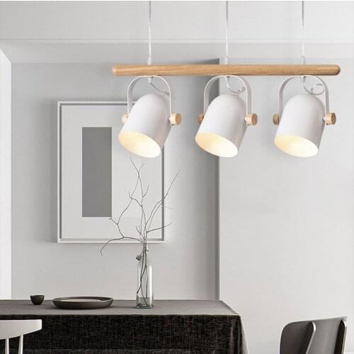 Modern Wooden LED Pendant Lamps For Living Room Bedroom Kitchen Decoration Nordic Indoor Loft Contracted Hanging Light Fixtures
