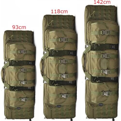 93cm 118cm 142cm Tactical Nylon Gun Bag Rifle Case Military Backpack For Sniper Airsoft Holster Shooting Hunting Accessories