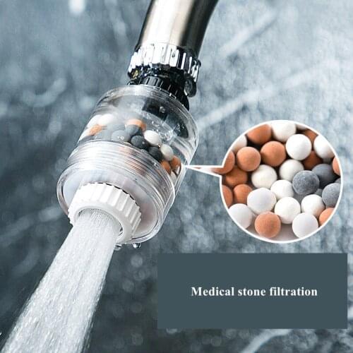 Universal Faucet Attachment for Bathroom Sink Water Faucet Aerator Filter with Beads Kitchen Faucet Head Extender Replacement