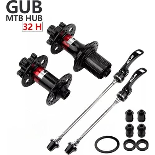 Bicycle Disc Brake Hubs Sealed Bearing Aluminum Alloy 32 Holes MTB Bike Hub Front Rear Quick Release Set 8s 9s 10s 11s 12s