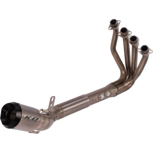 Slip on Z900 Motorcycle Exhaust Tip Escape Muffler Silencer Exhaust System Connector Section Pipe for Kawasaki Z900