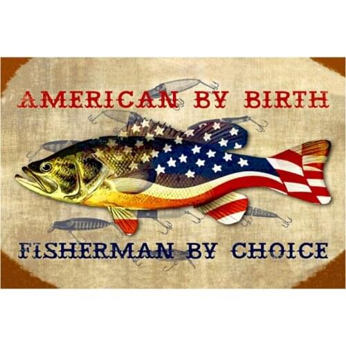 Tin Metal Signs Iron Painting Plaque Plate Fishing Metal Tin Sign Gone Fishing Metal Plate Poster Home Dining Room Bar