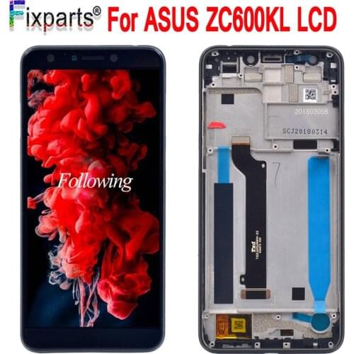 6.0" For Asus ZC600KL LCD Display Touch Screen Digitizer Assembly For Asus ZenFone 5 Lite X017DA ZC600KL S630 SDM630 LCD