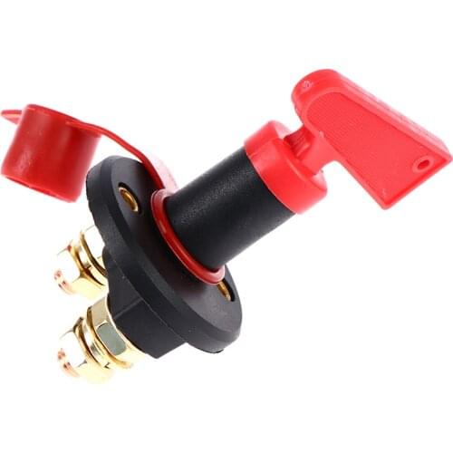 1Pc Car Battery Switch High Current Battery Disconnect Isolator Cut Off Switches