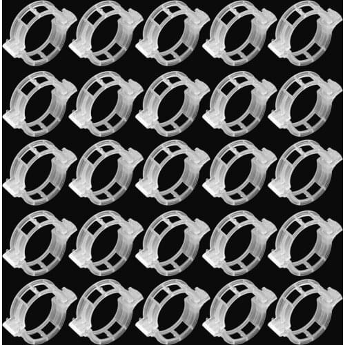 100pcs Durable White Vine Plant Clip Plant Fixation Clips Plant Vines Fixing