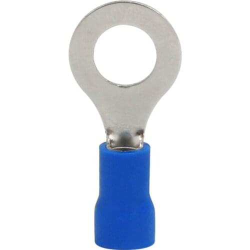 RV2-6 1000PCS Ring Insulated Terminal Cable Wire Connector Electrical Crimp Terminal Wiring 1.5 - 2.5 Square RV2.5 - 6