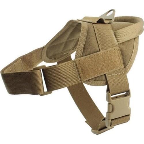 1000D Outdoor Tactical Dog Vest Hunting Service Dog Harness Military Patrol Load Bearing Dog Modular Vest With Pulling Handle