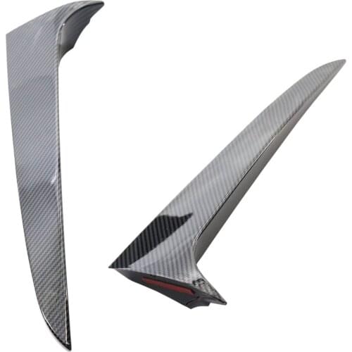 2pcs Rear Window Spoiler Side Wing Cover For BMW X3 F25 2011-2017 Black