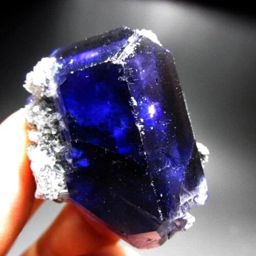 285ct Tanzanite Color! Rare Purple-Blue Fluorite Cluster - crystals and stones healing Mineral specimen Home Decor feng shui