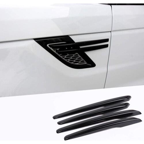 4Pcs Car Side Door Fender Air Vent Outlet Trim for Land Rover Range Rover Sport 2014-2017