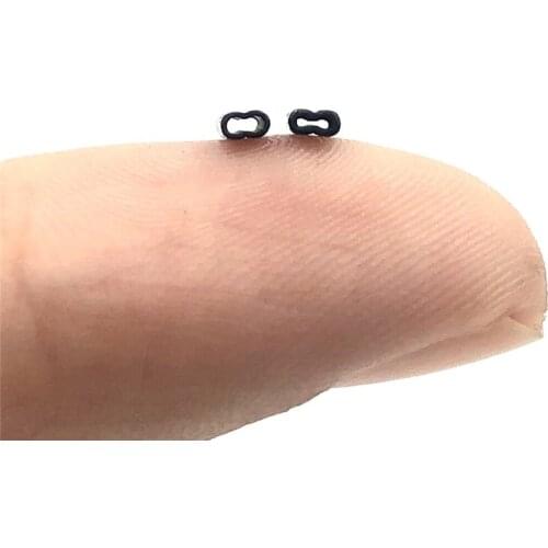 60pcs Carp fishing Crimps KRIMPS for stiff coated braids mono leader Crimps 0.6 or 0.7mm for chod hair rigs ronnie rigs